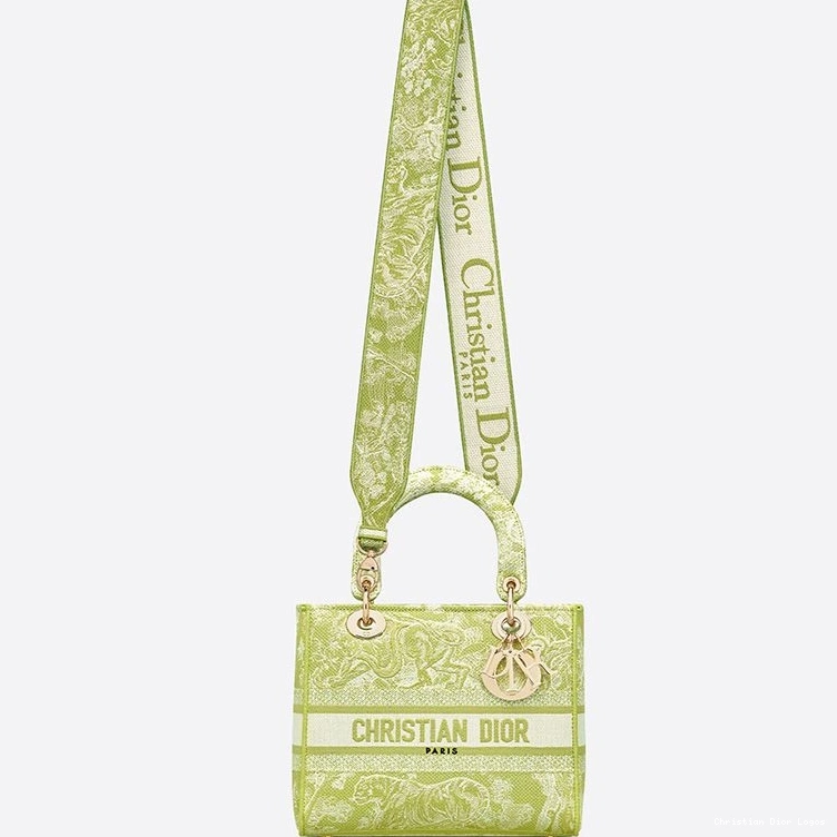Cheap Lady Toile Motif Lemon de D-lite Canvas Jouy Medium Bag 0805 Luxury